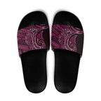 New Zealand Hammerhead Shark Slide Sandals Maori Haehae Mangopare Pink - Aussie Hoodie