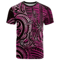 New Zealand Hammerhead Shark T Shirt Maori Haehae Mangopare Pink - Aussie Hoodie