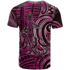 New Zealand Hammerhead Shark T Shirt Maori Haehae Mangopare Pink - Aussie Hoodie
