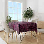 New Zealand Hammerhead Shark Tablecloth Maori Haehae Mangopare Pink - Aussie Hoodie