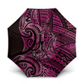 New Zealand Hammerhead Shark Umbrella Maori Haehae Mangopare Pink - Aussie Hoodie
