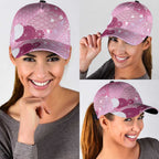 Pink Japanese Traditional Motifs Classic Cap Palaka With Asanoha Seigaiha Sakura - Aussie Hoodie