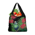 New Zealand Tui Bird Christmas Grocery Bag Maori Fern Mix Pohotukawa