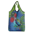 New Zealand Takahe Christmas Grocery Bag Maori Fern Mix Pohotukawa