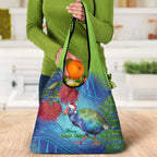 New Zealand Takahe Christmas Grocery Bag Maori Fern Mix Pohotukawa