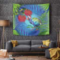 New Zealand Takahe Christmas Tapestry Maori Fern Mix Pohotukawa
