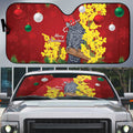 Australia Gang-gang Cockatoo Christmas Auto Sun Shade Callocephalon Fimbriatum Golden Wattle Red - Aussie Hoodie