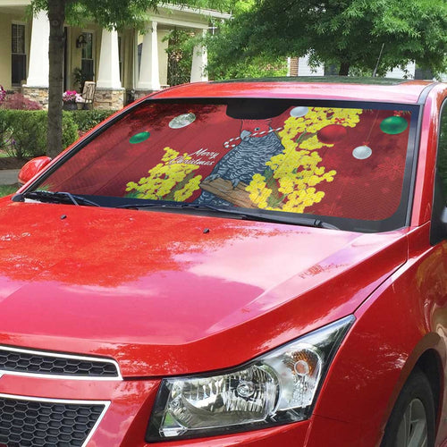 Australia Gang-gang Cockatoo Christmas Auto Sun Shade Callocephalon Fimbriatum Golden Wattle Red - Aussie Hoodie