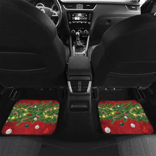 Australia Gang-gang Cockatoo Christmas Car Mats Callocephalon Fimbriatum Golden Wattle Red - Aussie Hoodie