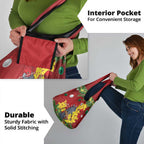 Australia Gang-gang Cockatoo Christmas Grocery Bag Callocephalon Fimbriatum Golden Wattle Red - Aussie Hoodie