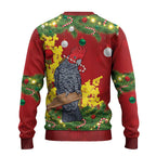 Australia Gang-gang Cockatoo Christmas Ugly Christmas Sweater Callocephalon Fimbriatum Golden Wattle Red - Aussie Hoodie