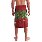 Australia Gang-gang Cockatoo Christmas Lavalava Callocephalon Fimbriatum Golden Wattle Red - Aussie Hoodie