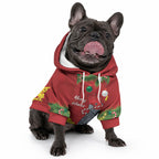 Australia Gang-gang Cockatoo Christmas Pet Hoodie Callocephalon Fimbriatum Golden Wattle Red