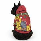 Australia Gang-gang Cockatoo Christmas Pet Hoodie Callocephalon Fimbriatum Golden Wattle Red