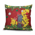 Australia Gang-gang Cockatoo Christmas Pillow Cover Callocephalon Fimbriatum Golden Wattle Red - Aussie Hoodie