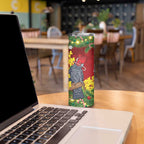 Australia Gang-gang Cockatoo Christmas Skinny Tumbler Callocephalon Fimbriatum Golden Wattle Red - Aussie Hoodie