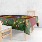 Australia Gang-gang Cockatoo Christmas Tablecloth Callocephalon Fimbriatum Golden Wattle Red - Aussie Hoodie