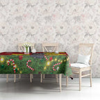Australia Gang-gang Cockatoo Christmas Tablecloth Callocephalon Fimbriatum Golden Wattle Red - Aussie Hoodie