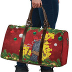 Australia Gang-gang Cockatoo Christmas Travel Bag Callocephalon Fimbriatum Golden Wattle Red - Aussie Hoodie