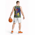 Australia Gang-gang Cockatoo Christmas Basketball Jersey Callocephalon Fimbriatum Golden Wattle Blue - Aussie Hoodie