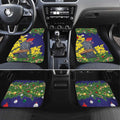 Australia Gang-gang Cockatoo Christmas Car Mats Callocephalon Fimbriatum Golden Wattle Blue - Aussie Hoodie