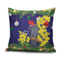 Australia Gang-gang Cockatoo Christmas Pillow Cover Callocephalon Fimbriatum Golden Wattle Blue - Aussie Hoodie