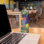 Australia Gang-gang Cockatoo Christmas Skinny Tumbler Callocephalon Fimbriatum Golden Wattle Blue - Aussie Hoodie