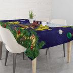 Australia Gang-gang Cockatoo Christmas Tablecloth Callocephalon Fimbriatum Golden Wattle Blue - Aussie Hoodie