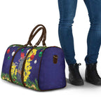 Australia Gang-gang Cockatoo Christmas Travel Bag Callocephalon Fimbriatum Golden Wattle Blue - Aussie Hoodie