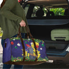 Australia Gang-gang Cockatoo Christmas Travel Bag Callocephalon Fimbriatum Golden Wattle Blue - Aussie Hoodie