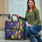 Australia Gang-gang Cockatoo Christmas Travel Bag Callocephalon Fimbriatum Golden Wattle Blue - Aussie Hoodie