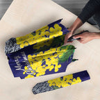 Australia Gang-gang Cockatoo Christmas Umbrella Callocephalon Fimbriatum Golden Wattle Blue - Aussie Hoodie