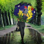 Australia Gang-gang Cockatoo Christmas Umbrella Callocephalon Fimbriatum Golden Wattle Blue - Aussie Hoodie