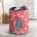 Australia Gang-gang Cockatoo Christmas Laundry Basket Eucalyptus Blossoms Aboriginal Merry Xmas - Aussie Hoodie