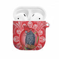 Australia Gang-gang Cockatoo Christmas AirPods Case Eucalyptus Blossoms Aboriginal Merry Xmas - Aussie Hoodie