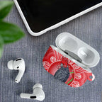 Australia Gang-gang Cockatoo Christmas AirPods Case Eucalyptus Blossoms Aboriginal Merry Xmas - Aussie Hoodie