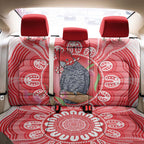 Australia Gang-gang Cockatoo Christmas Back Car Seat Cover Eucalyptus Blossoms Aboriginal Merry Xmas - Aussie Hoodie