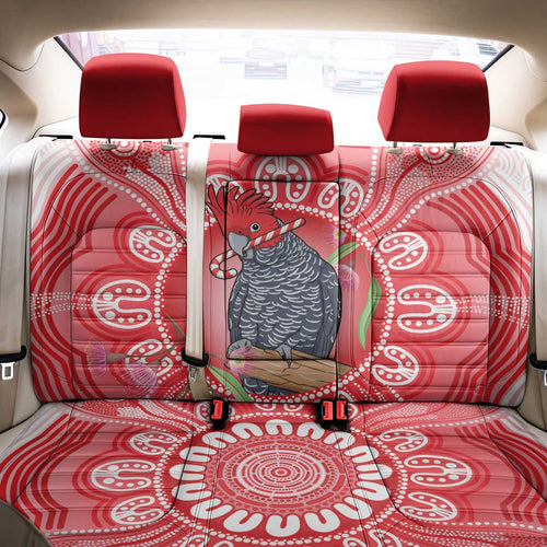 Australia Gang-gang Cockatoo Christmas Back Car Seat Cover Eucalyptus Blossoms Aboriginal Merry Xmas - Aussie Hoodie