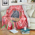 Australia Gang-gang Cockatoo Christmas Blanket Eucalyptus Blossoms Aboriginal Merry Xmas - Aussie Hoodie