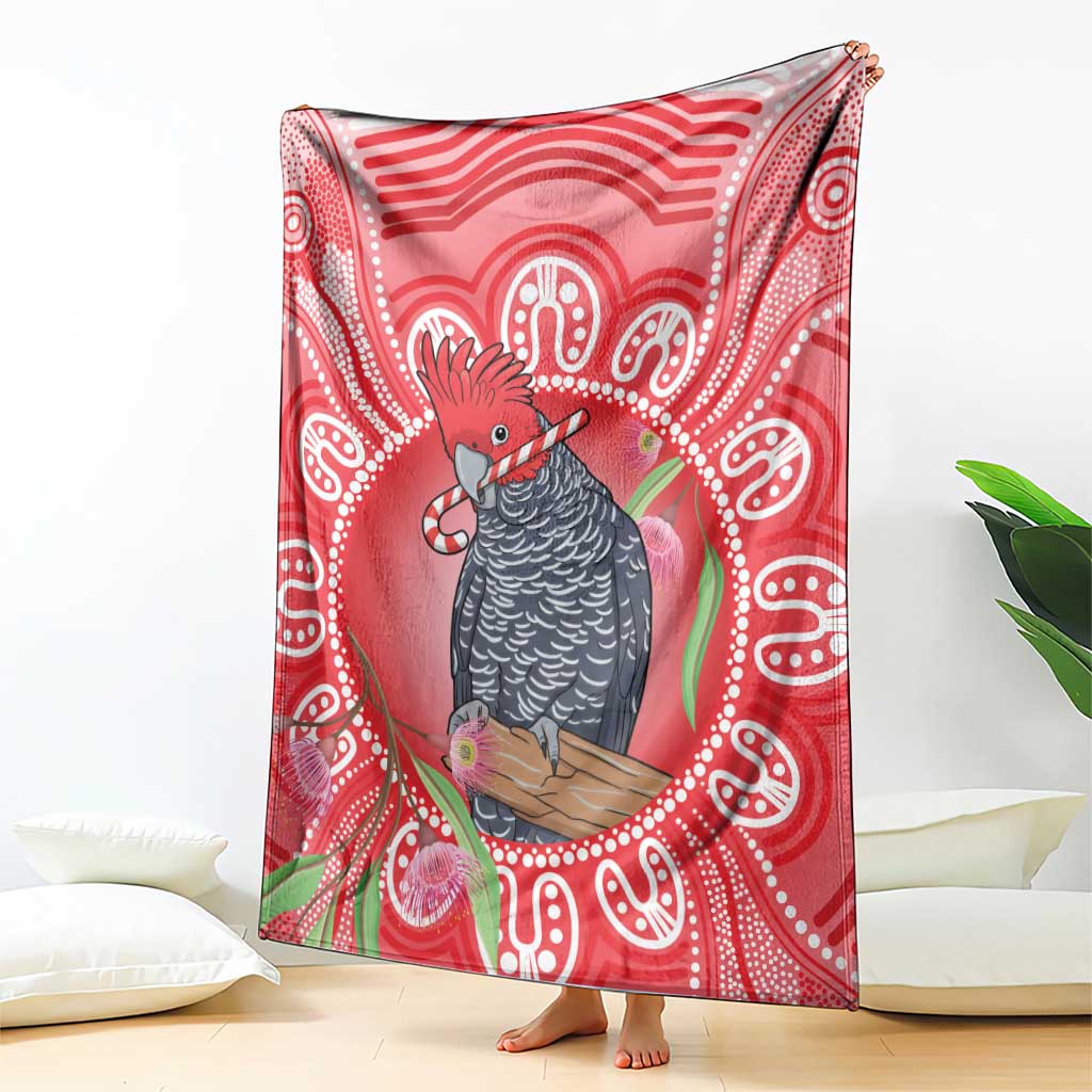 Australia Gang-gang Cockatoo Christmas Blanket Eucalyptus Blossoms Aboriginal Merry Xmas - Aussie Hoodie
