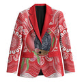 Australia Gang-gang Cockatoo Christmas Blazer Eucalyptus Blossoms Aboriginal Merry Xmas - Aussie Hoodie
