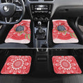 Australia Gang-gang Cockatoo Christmas Car Mats Eucalyptus Blossoms Aboriginal Merry Xmas - Aussie Hoodie