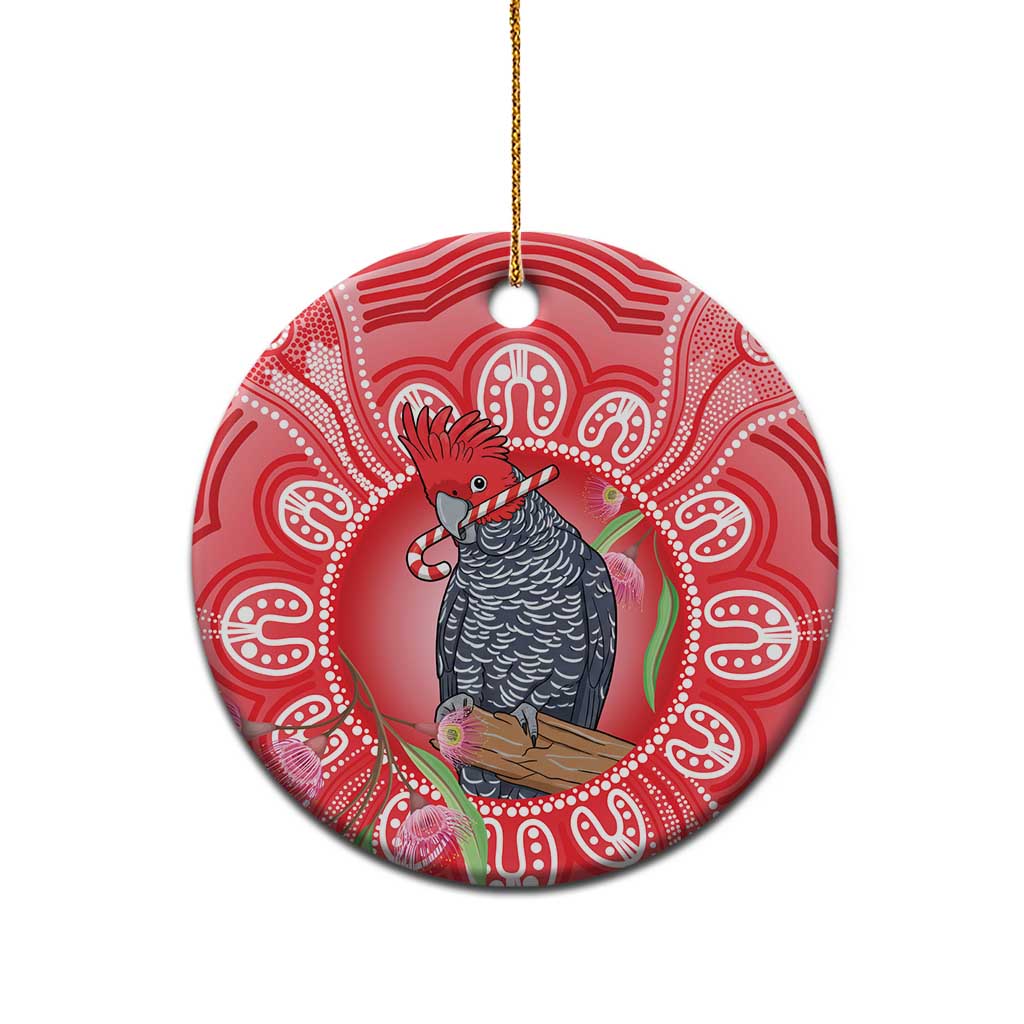 Australia Gang-gang Cockatoo Christmas Ceramic Ornament Eucalyptus Blossoms Aboriginal Merry Xmas - Aussie Hoodie