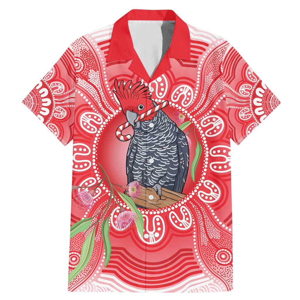 Australia Gang-gang Cockatoo Christmas Family Matching Mermaid Dress and Hawaiian Shirt Eucalyptus Blossoms Aboriginal Merry Xmas - Aussie Hoodie