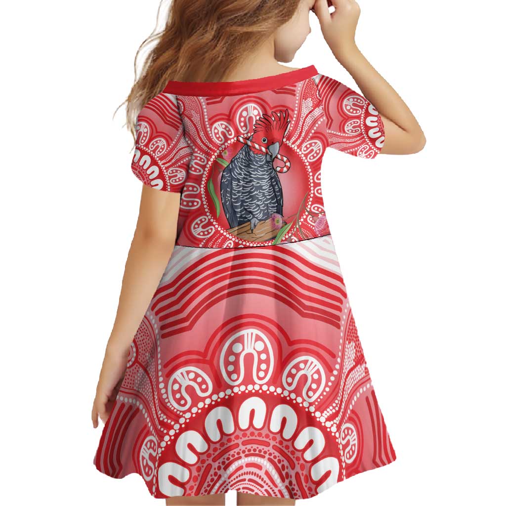 Australia Gang-gang Cockatoo Christmas Family Matching Off Shoulder Maxi Dress and Hawaiian Shirt Eucalyptus Blossoms Aboriginal Merry Xmas - Aussie Hoodie