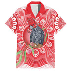 Australia Gang-gang Cockatoo Christmas Family Matching Summer Maxi Dress and Hawaiian Shirt Eucalyptus Blossoms Aboriginal Merry Xmas - Aussie Hoodie