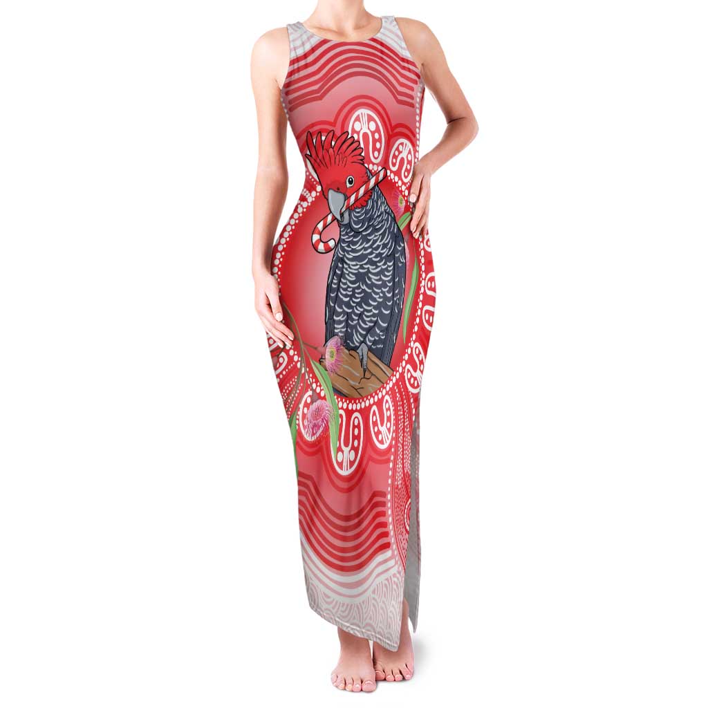 Australia Gang-gang Cockatoo Christmas Family Matching Tank Maxi Dress and Hawaiian Shirt Eucalyptus Blossoms Aboriginal Merry Xmas - Aussie Hoodie