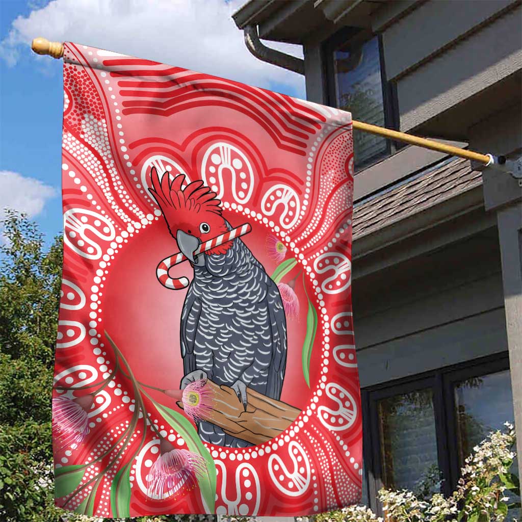 Australia Gang-gang Cockatoo Christmas Garden Flag Eucalyptus Blossoms Aboriginal Merry Xmas - Aussie Hoodie