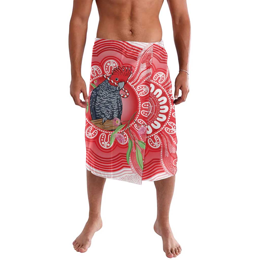 Australia Gang-gang Cockatoo Christmas Lavalava Eucalyptus Blossoms Aboriginal Merry Xmas - Aussie Hoodie