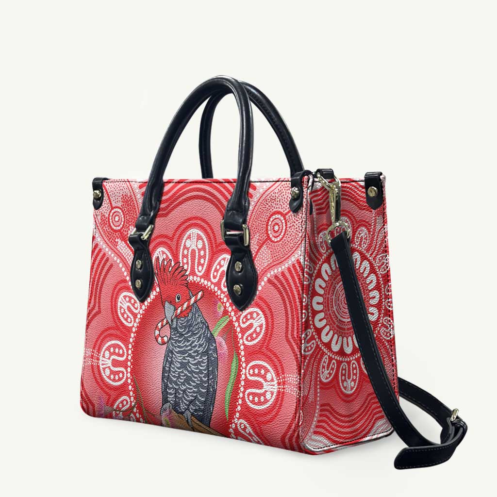 Australia Gang-gang Cockatoo Christmas Leather Bag Eucalyptus Blossoms Aboriginal Merry Xmas - Aussie Hoodie